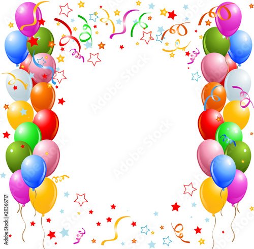 Balloons border