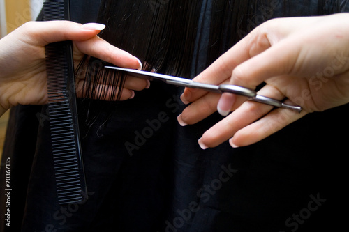 Hairstyle of hair