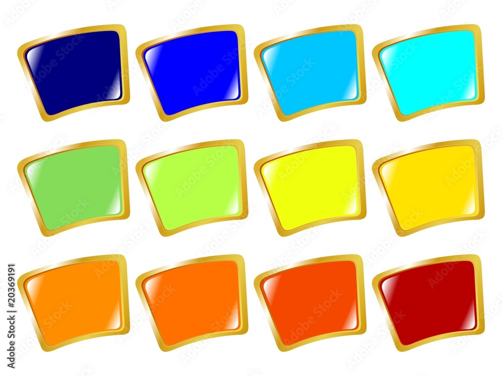 set of colored buttons set of colored buttons