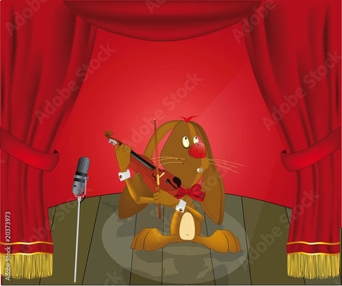 hare the musician appearing on stage