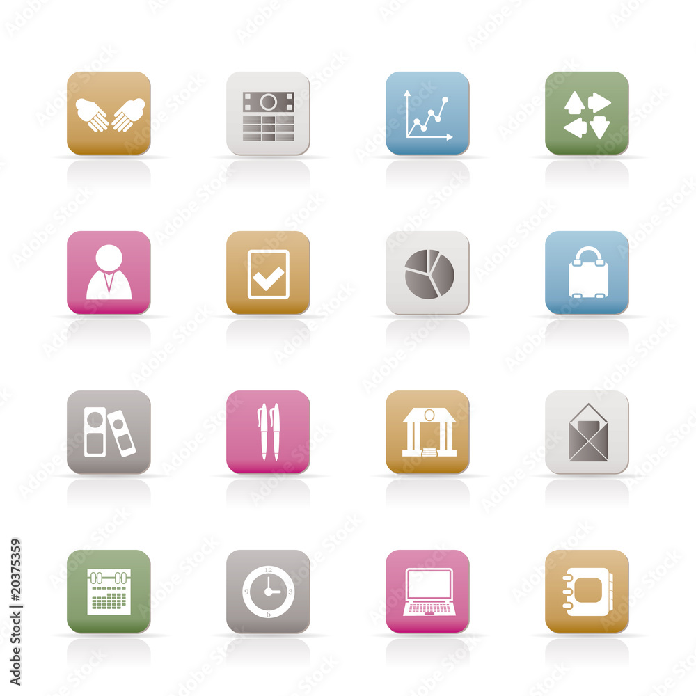 Business and Office icons - vector icon set