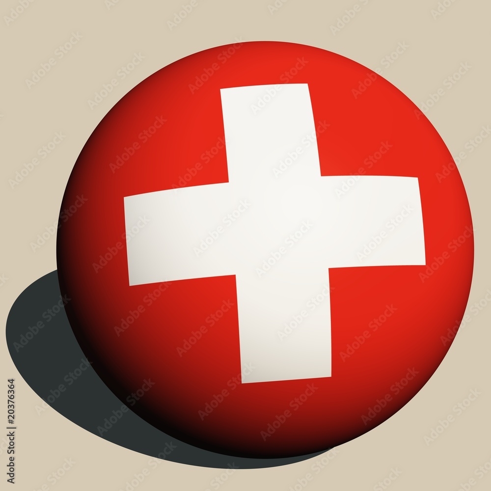 Obraz premium Schweiz-Ball