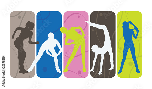 Fitness silhouettes