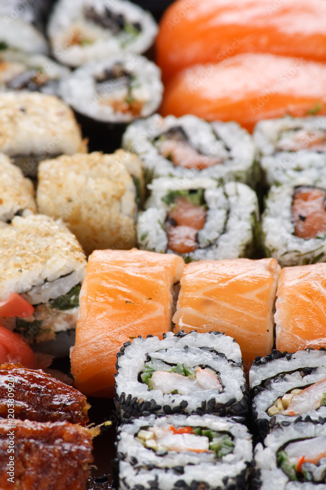 Traditional Japanese food. Traditional Japanese food.