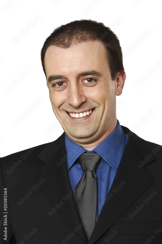 smiling businessman smiling businessman