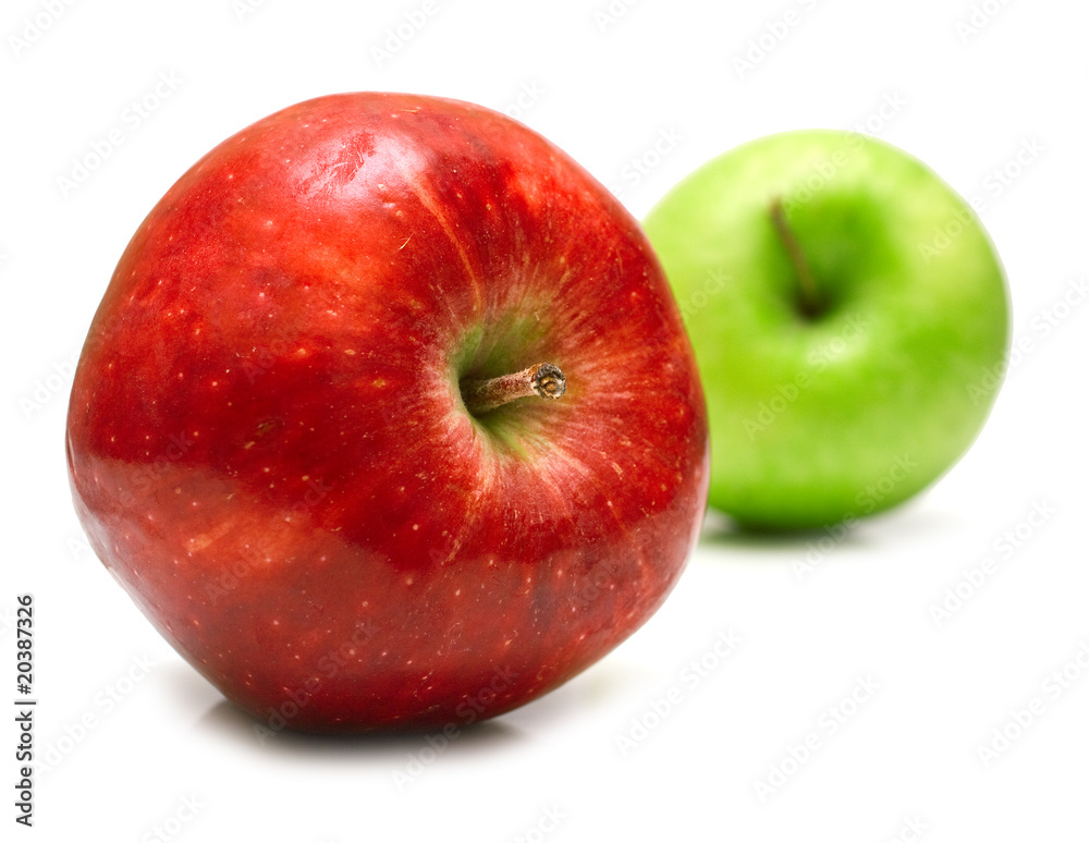 Red and green apples Red and green apples
