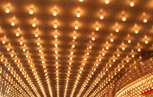 Beautiful theater lights brings joy to the patrons