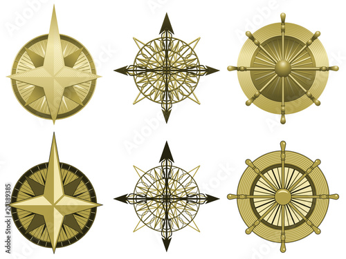 Compass roses