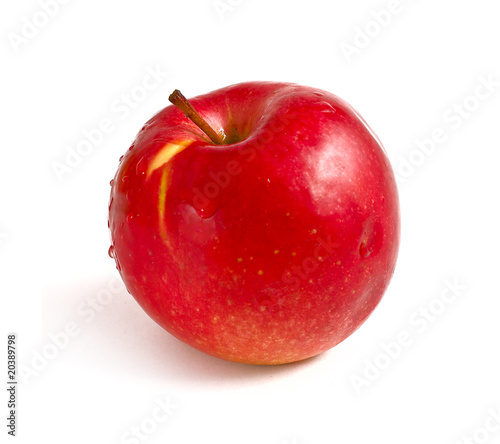 ripe red apple