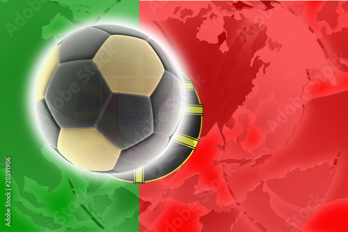 Flag of Portugal soccer
