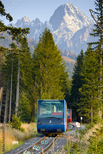 cableway to Hrebienok, Vysoke Tatry (High Tatras), Slovakia photo