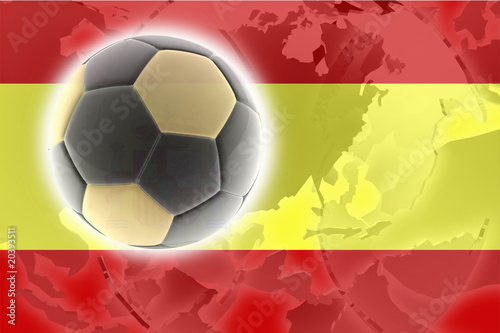 Flag of Spain soccer