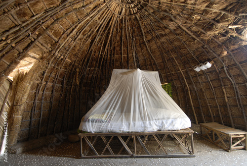 african bedroom in senegal