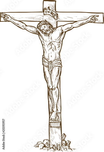 Jesus Christ hanging on the cross