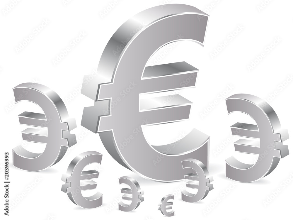 Obraz premium Business background with euro