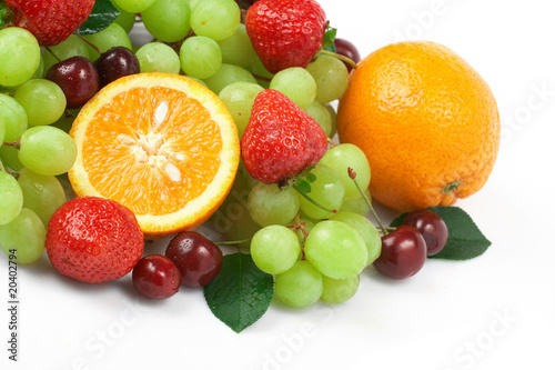 Still-life of fresh fruit