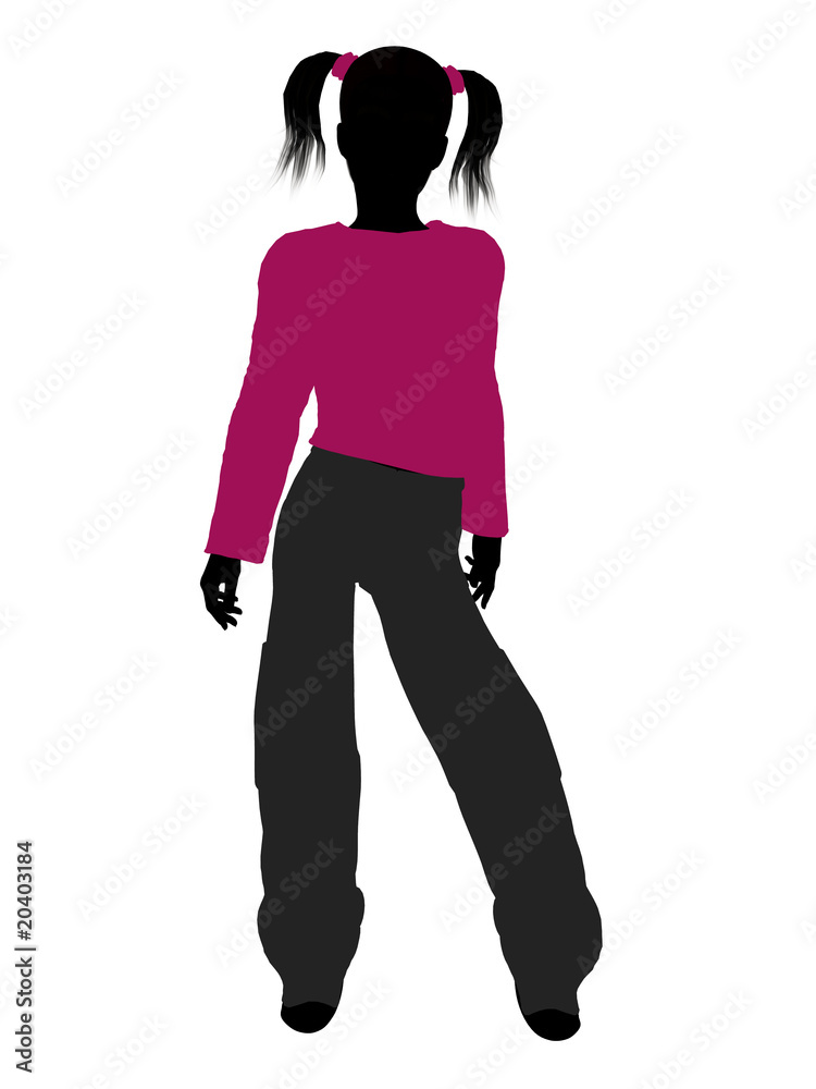 Teenager Illustration Silhouette Teenager Illustration Silhouette