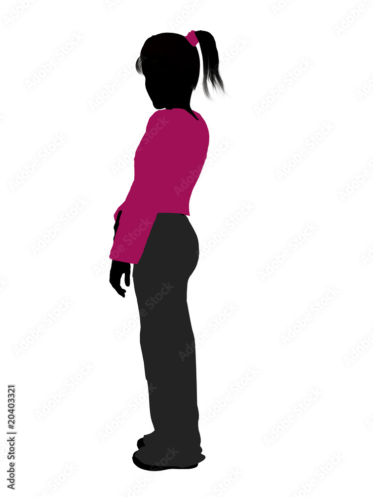 Teenager Illustration Silhouette Teenager Illustration Silhouette