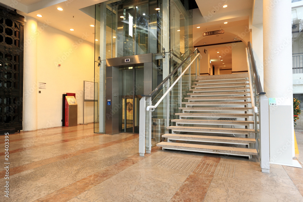 Fototapeta premium lift and stair