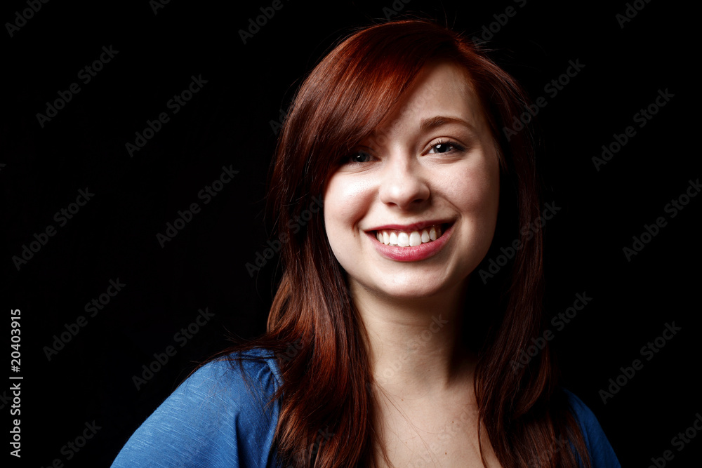 Smiling young woman Smiling young woman