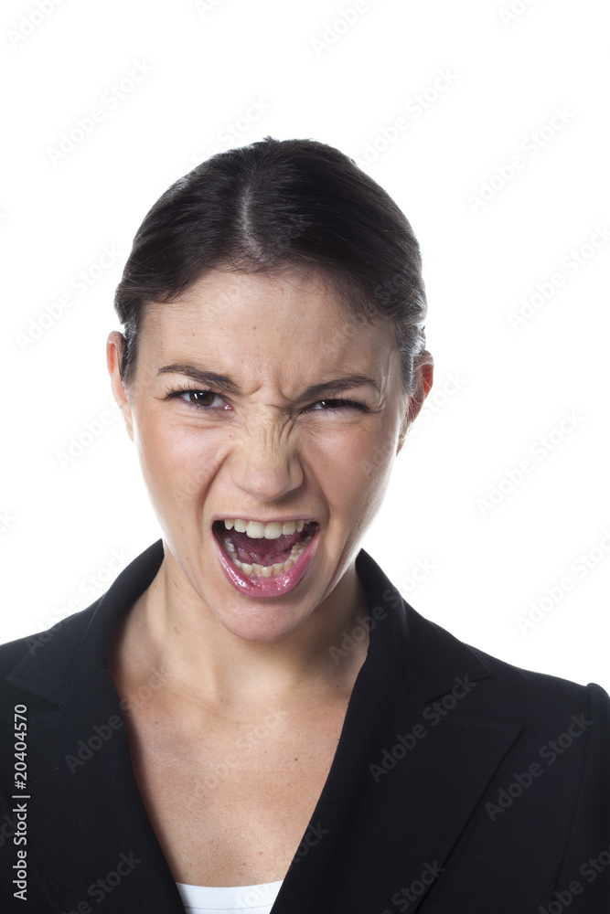 jeune femme business dégout négatif jeune femme business dégout négatif