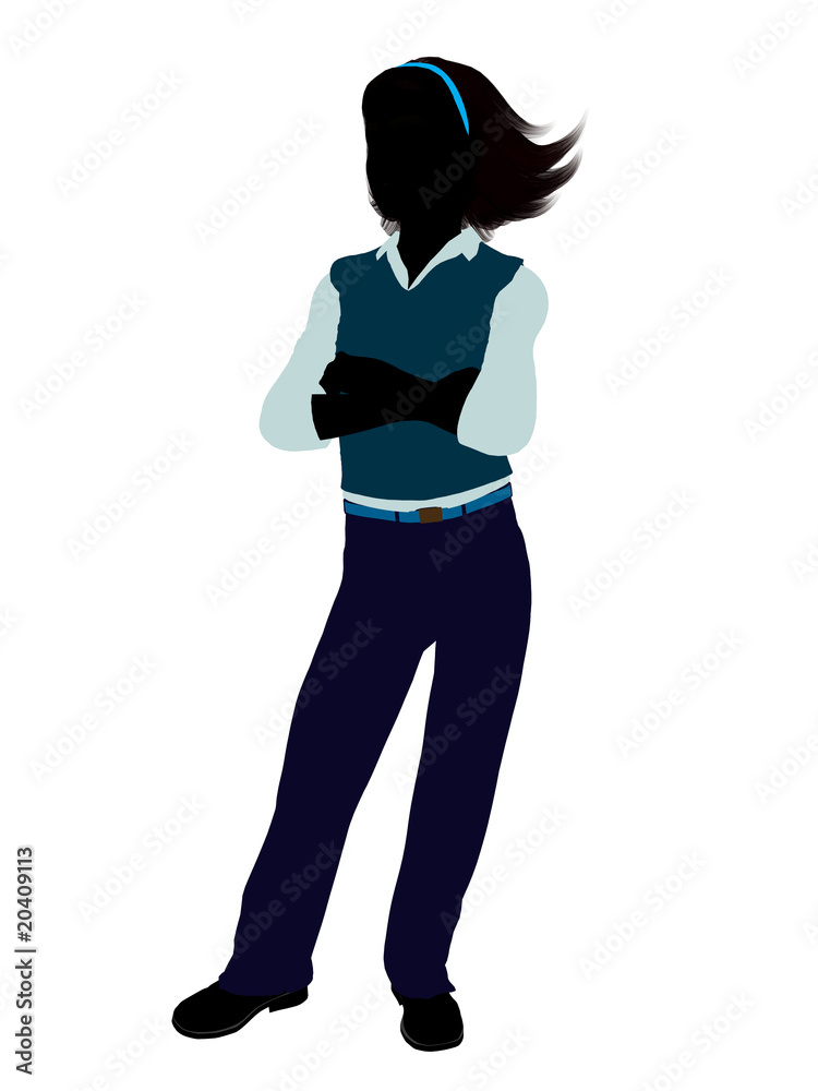 Teenager Illustration Silhouette Teenager Illustration Silhouette