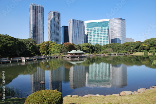 Photography La maison de thé du parc Hama Rikyu