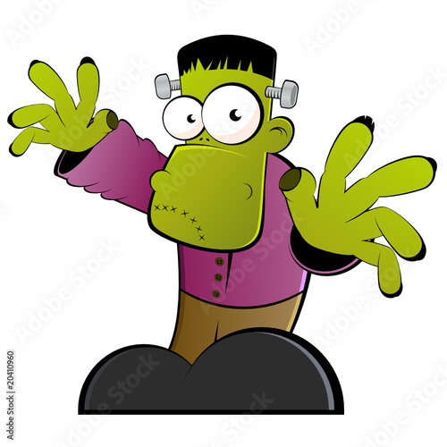 frankenstein cartoon monster halloween