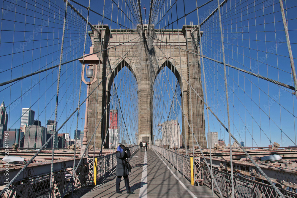 Obraz premium Most Brookliński