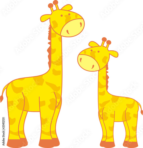 giraffe family
