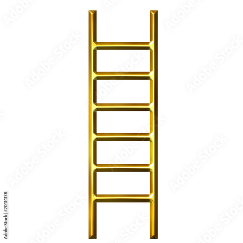 3D Golden Ladder