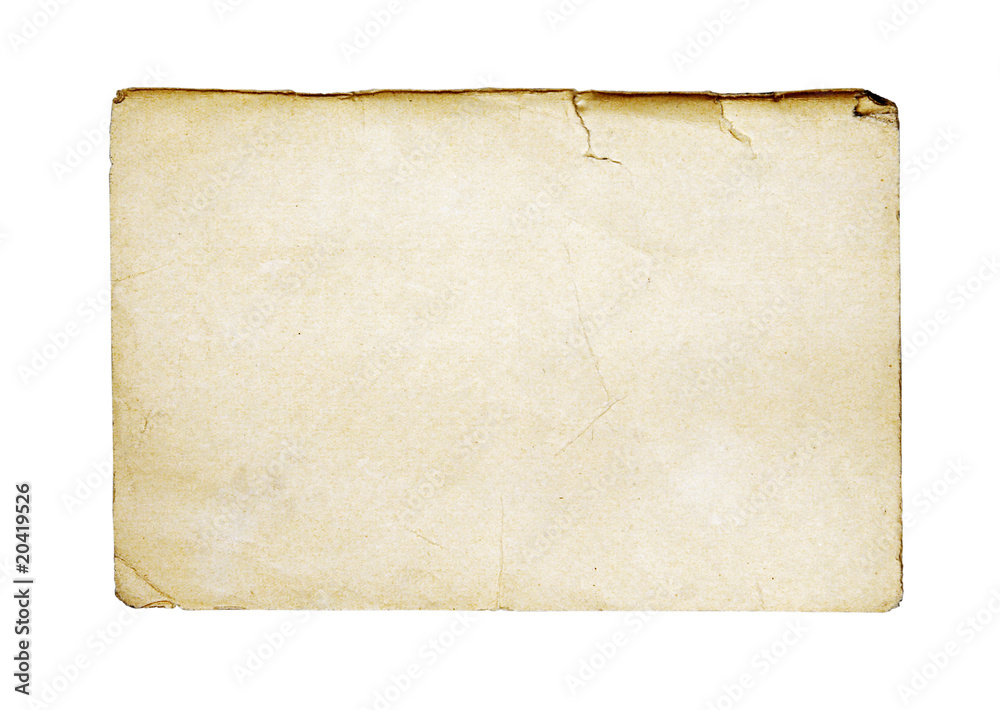 old paper isolated on white background old paper isolated on white background