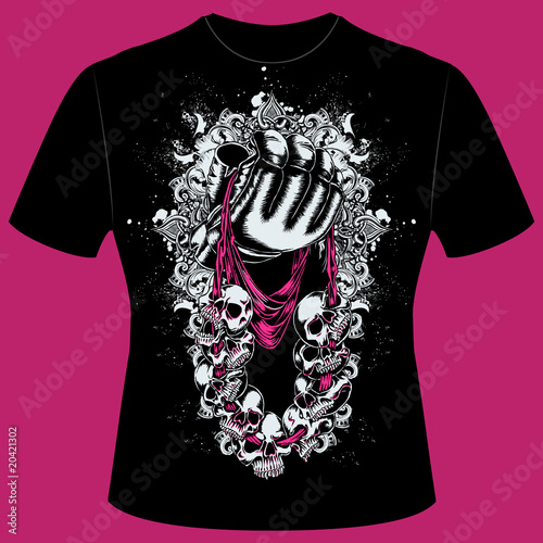 T-Shirt Print Skulls