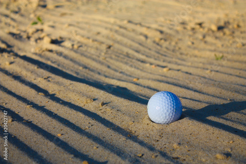 balle dans un bunker