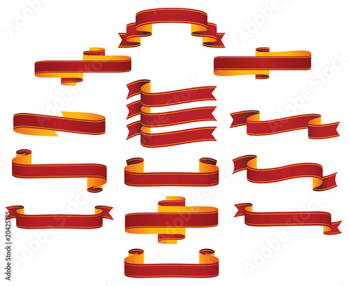 Scroll Ribbons Banners