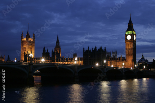 UK Parliament by Night