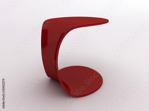 Modern red table