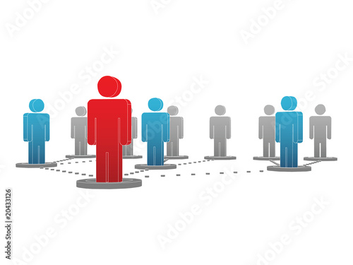 leader and team