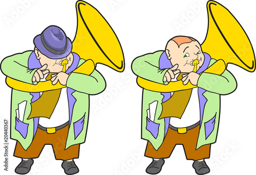 tuba player