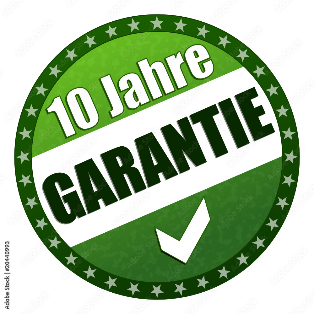 10 Jahre Garantie Adobe Stock