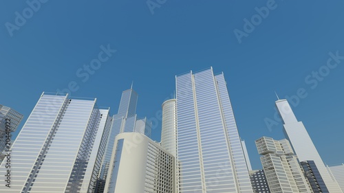 blue city line  skyline