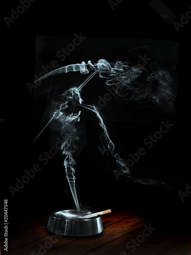 fumée de la mort