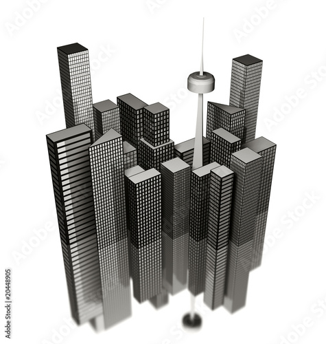 megapolis black&white