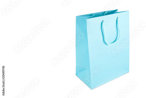 Light blue gift bag