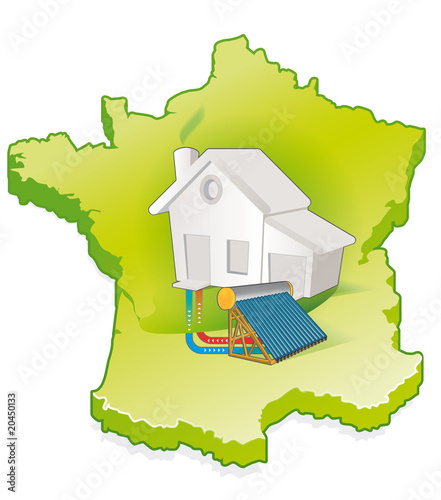 implantation chauffe-eau solaire en france