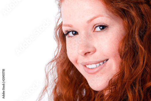 Sincerely smiling girl
