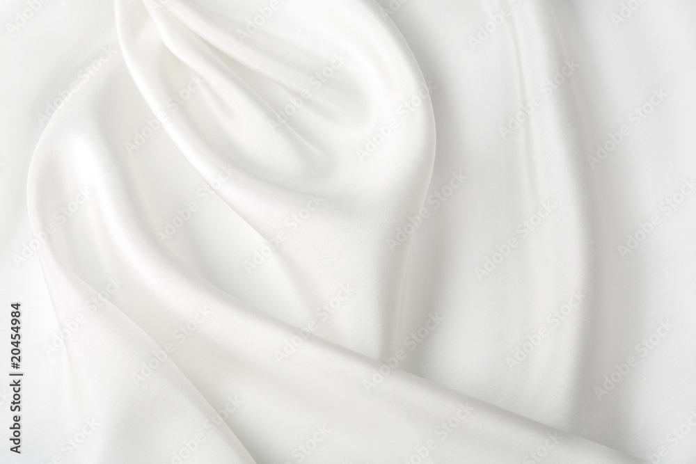 abstract white silk background