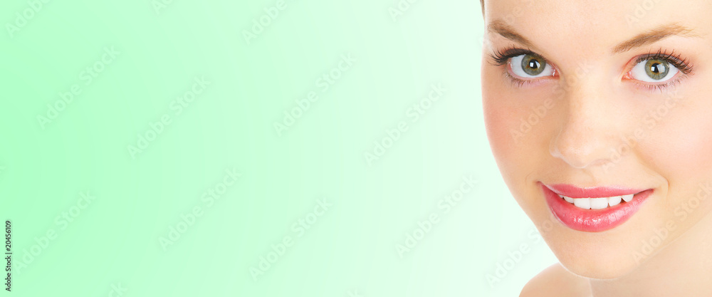 Fototapeta premium happy woman