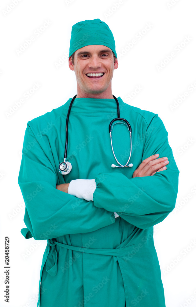 Portrait of a charismatic surgeon Portrait of a charismatic surgeon
