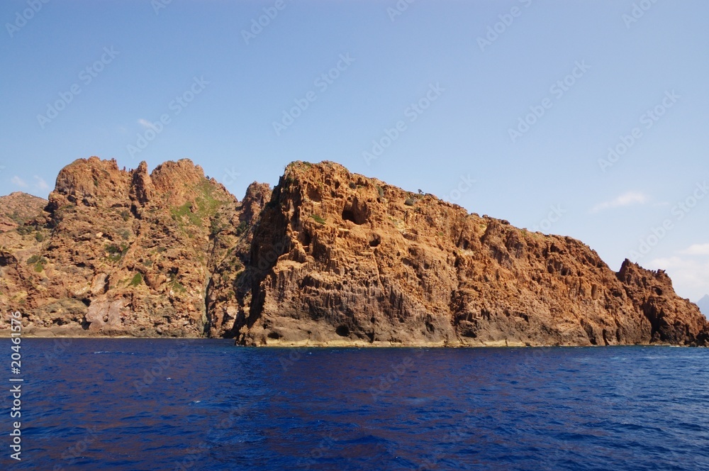 rocks of natural reserve  os Scandola